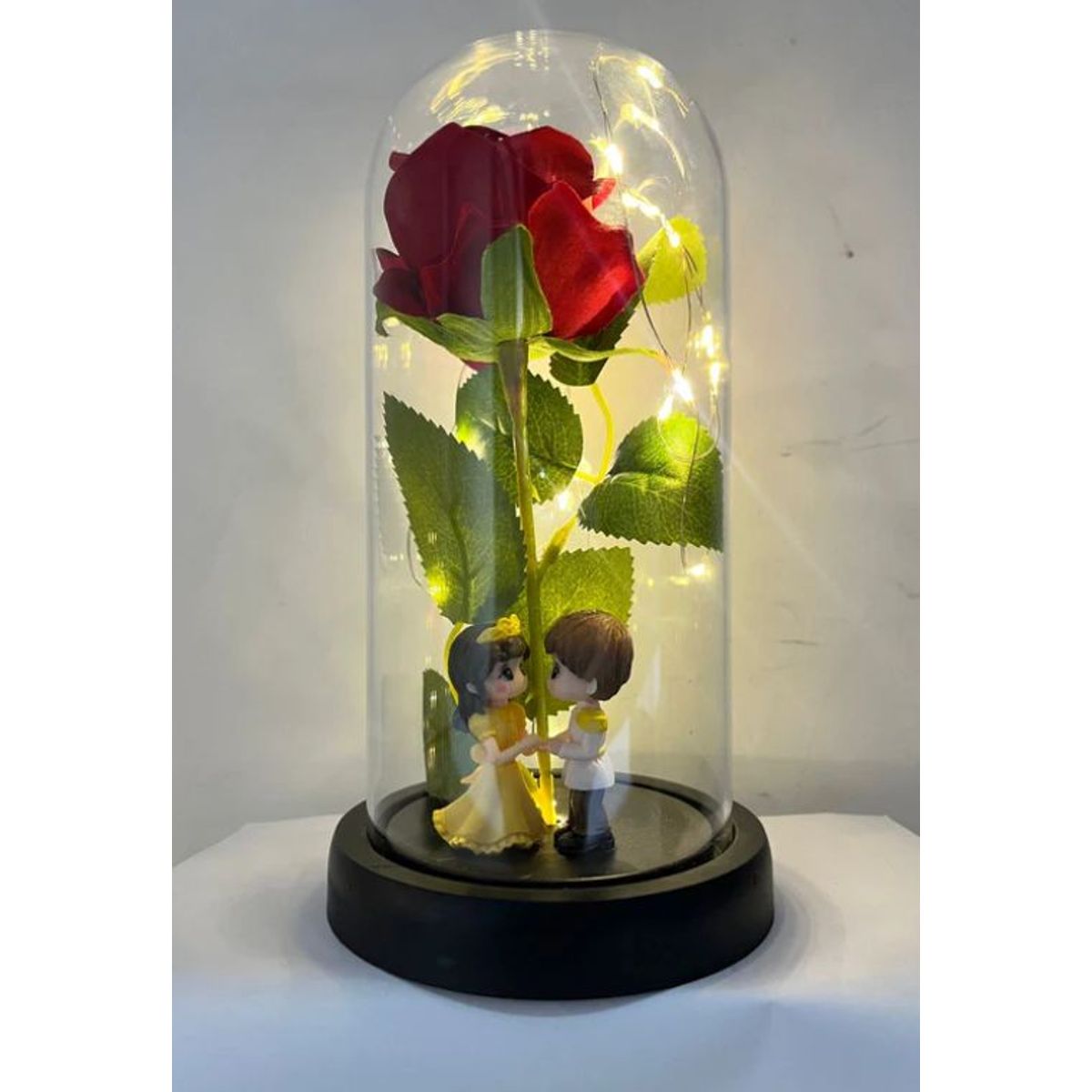 GENERICO - Cúpula Rosa Eterna  La Bella y la Bestia