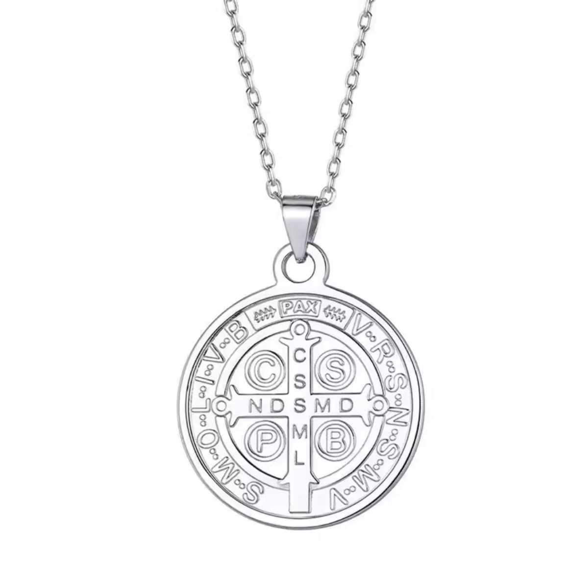 GENERICO - Collar San Benito Acero Inoxidable