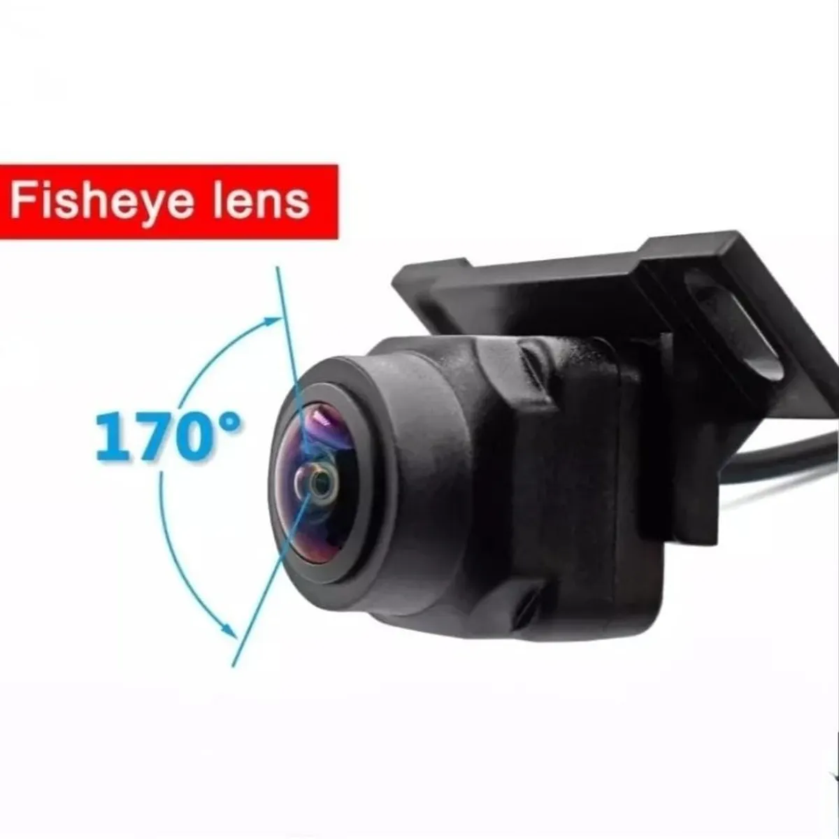 GENERICO - Camara de Retroceso AHD con Angulo 180º Vision Nocturna Ultra HD