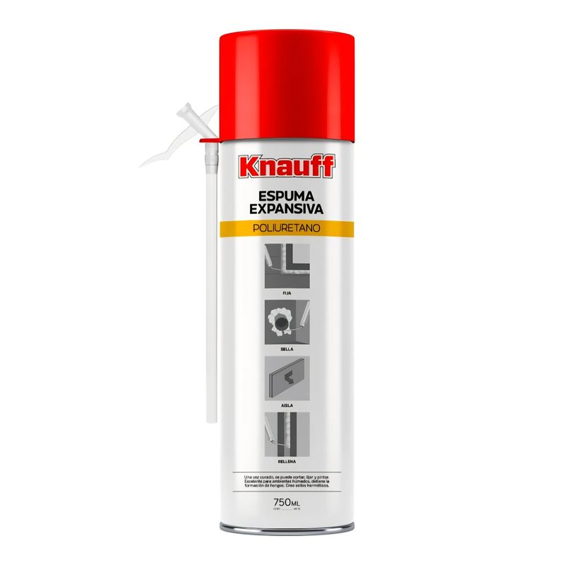 KNAUF - Espuma Expansiva de Poliuretano 750ML KNAUF