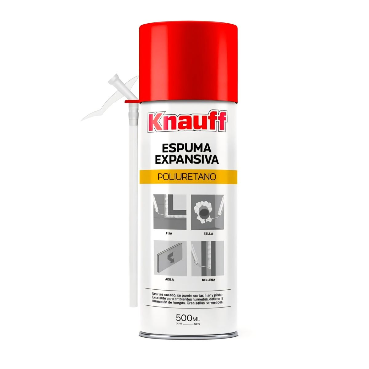 KNAUF - Espuma Expansiva de Poliuretano 500ML KNAUF