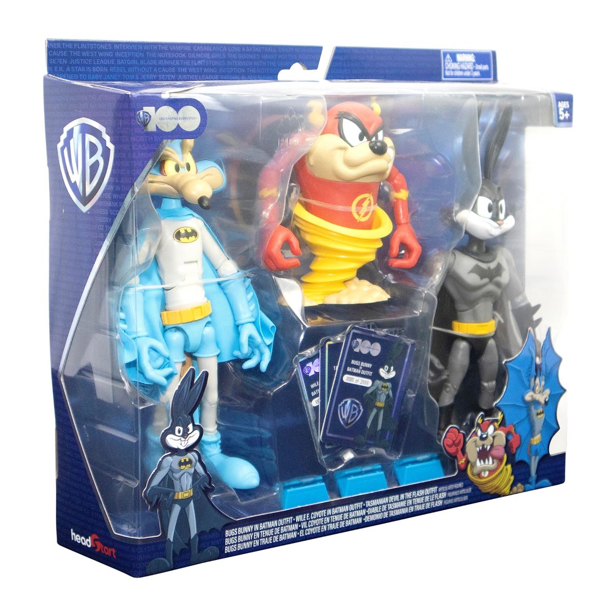 MCFARLANE - Figuras Looney Tunes X DC Bugs Bunny Coyote Batman Taz Flash Edicion Limitada 1 de 20 000 unidades