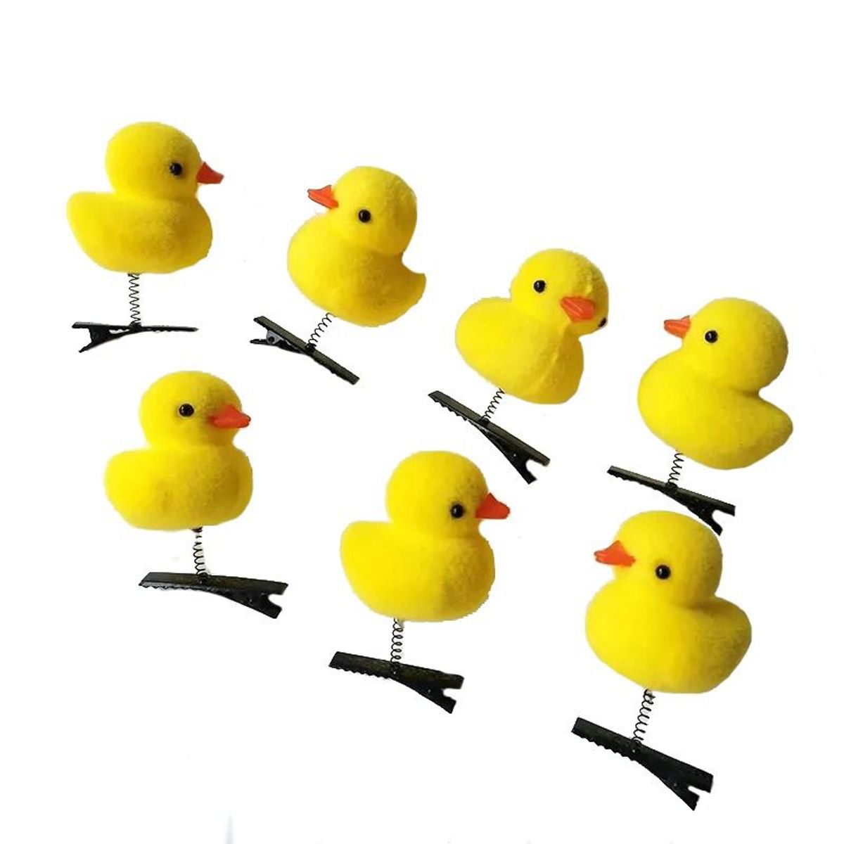 GENERICO - GANCHO PATITO KAWAII PINZA SET DE 50 UNIDADES