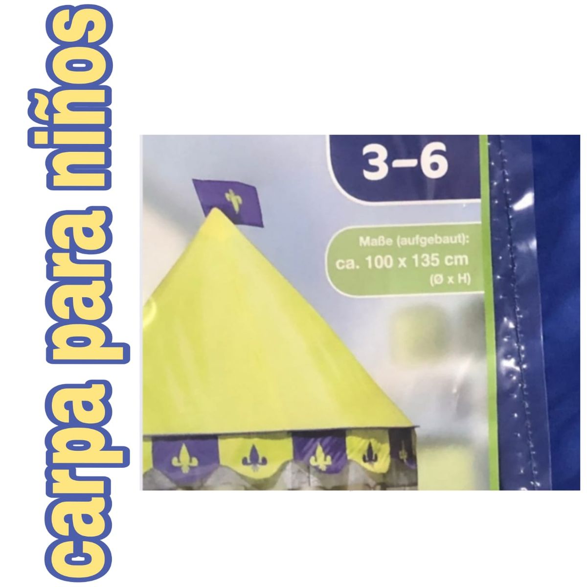 GENERICO - Carpa Castillo Armable para NIÑO