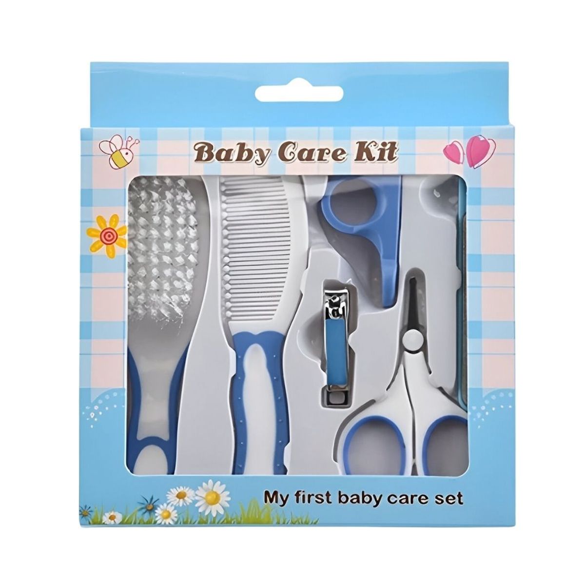 IMPORTADO MC - Kit De Aseo Celeste Para Bebé 6Pzs - Niño