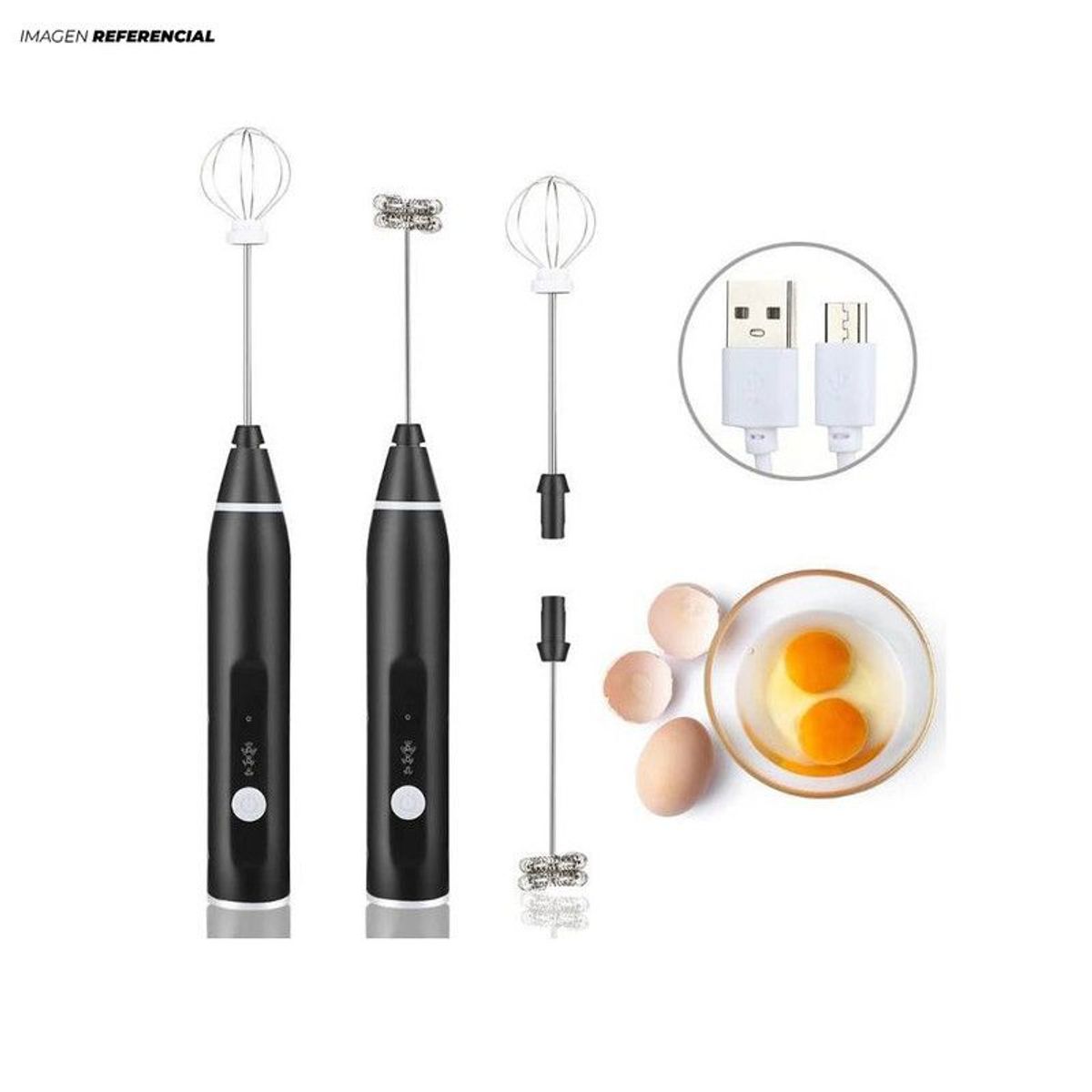 GENERICO - Mini Batidora Portátil Eléctrico