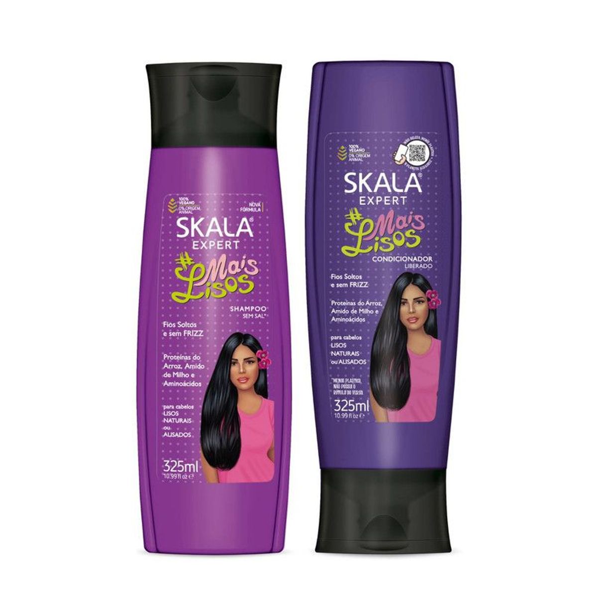 SKALA - Shampoo Acondicionador Mais Lisos 325ml Duo Pack - Skala Expert