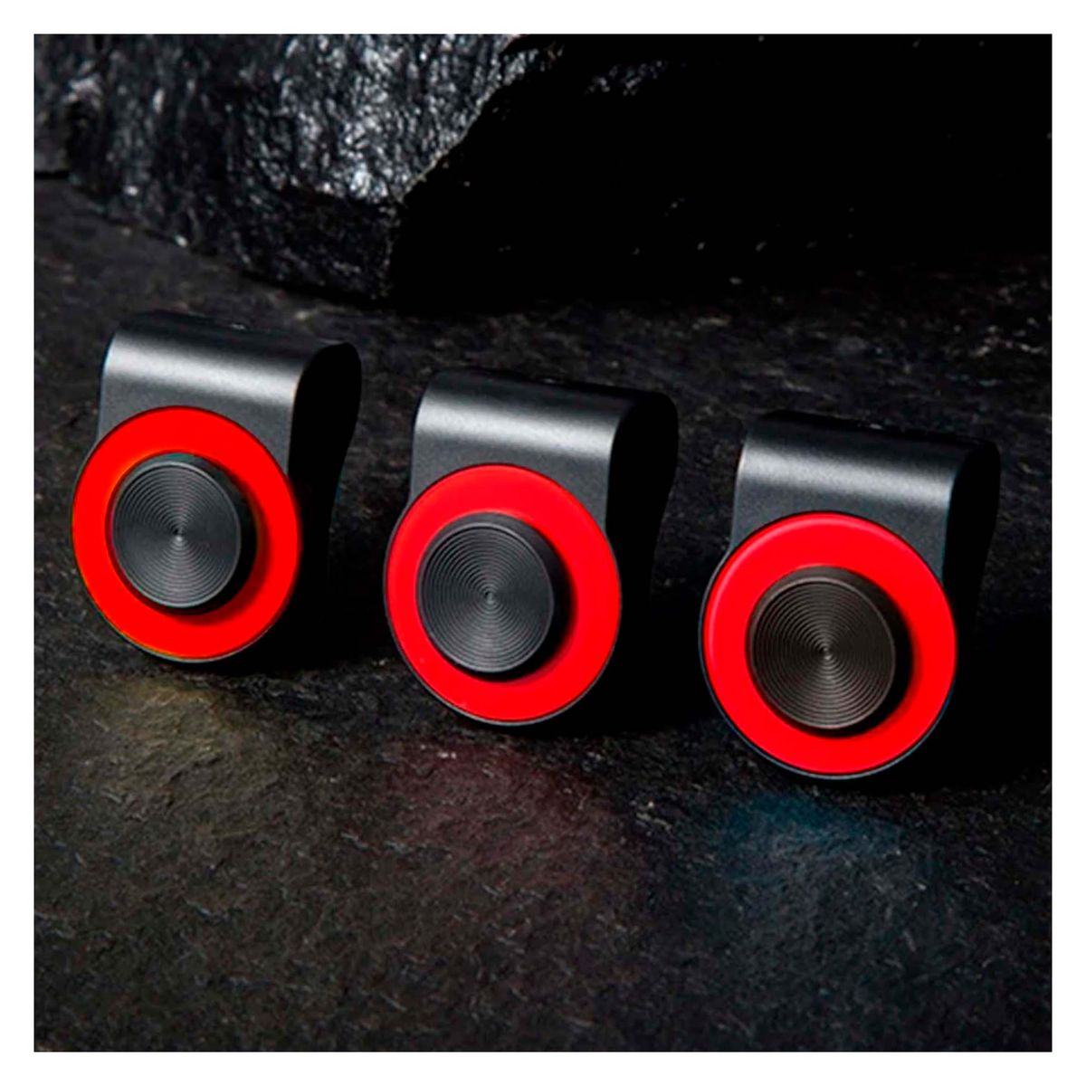 GENERICO - Mini Joystick Ajustable Para Celular Battle Royal Negro