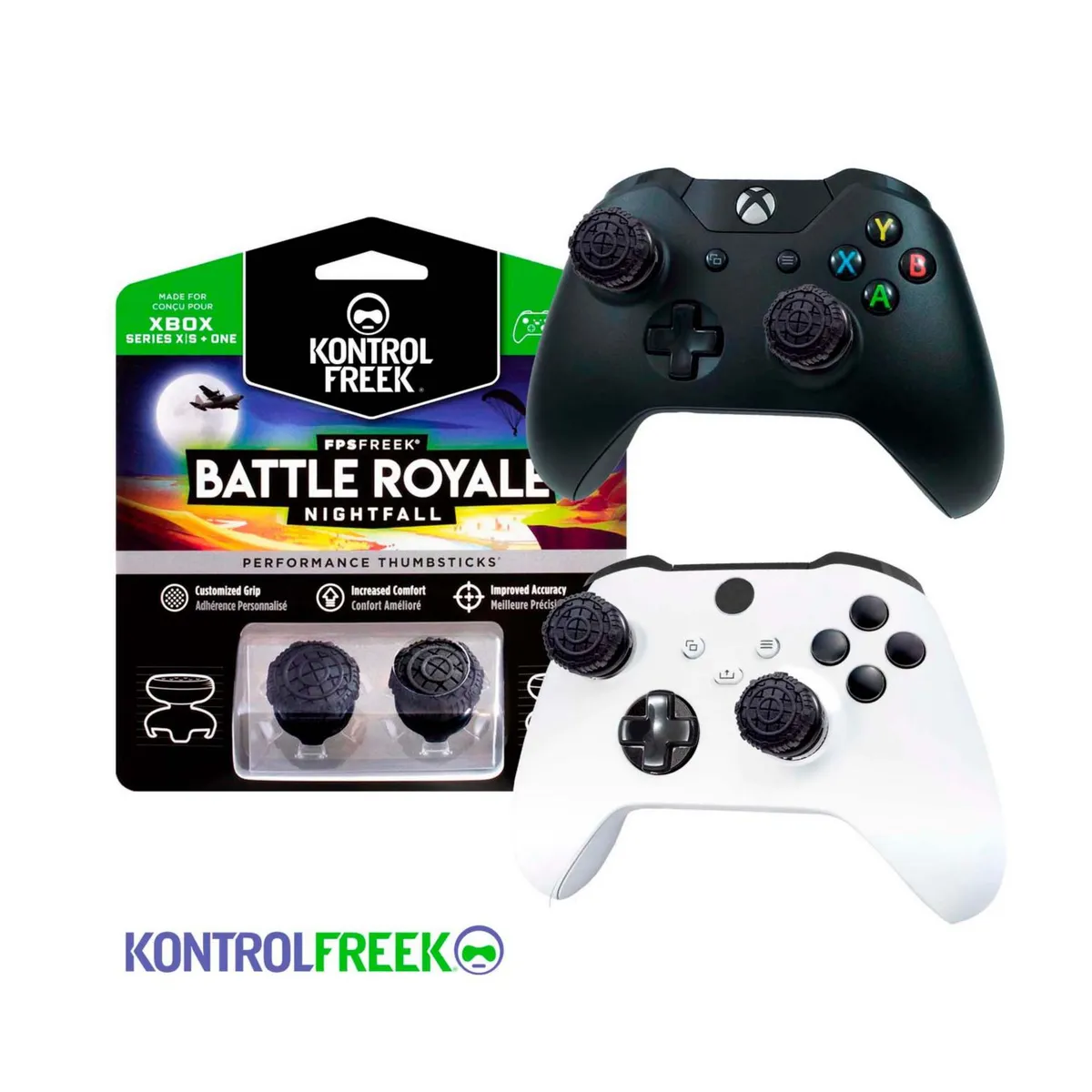 KONTROLFREEK - Kontrolfreek Battle Royale Night Para Mando Xbox X-S  One