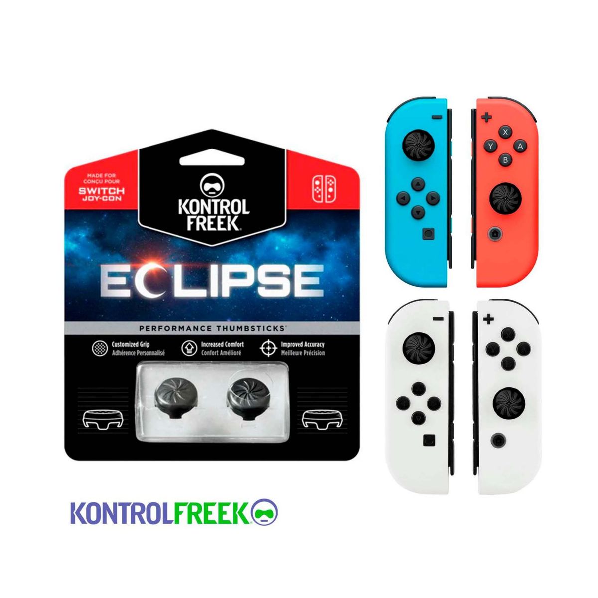 KONTROLFREEK - Kontrolfreek Eclipse Para Joy Con Nintendo Switch  Oled