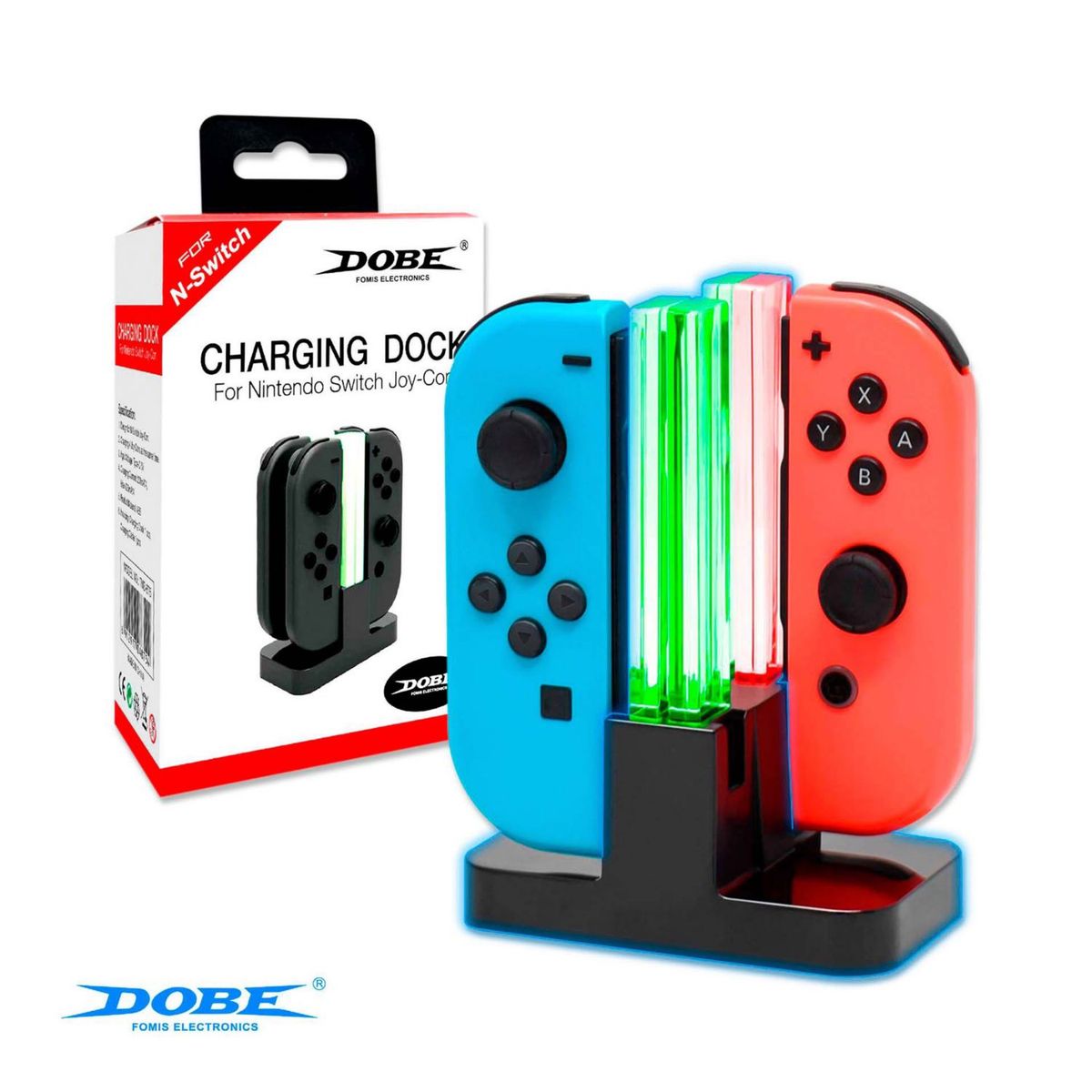 DOBE - Cargador Para Mandos De Nintendo Switch Oled Cargador Joy Con