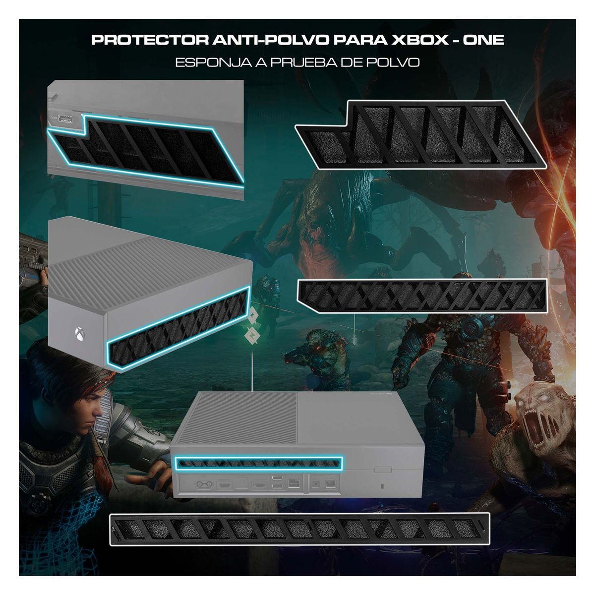 DOBE - Protector Para El Polvo Para Xbox One