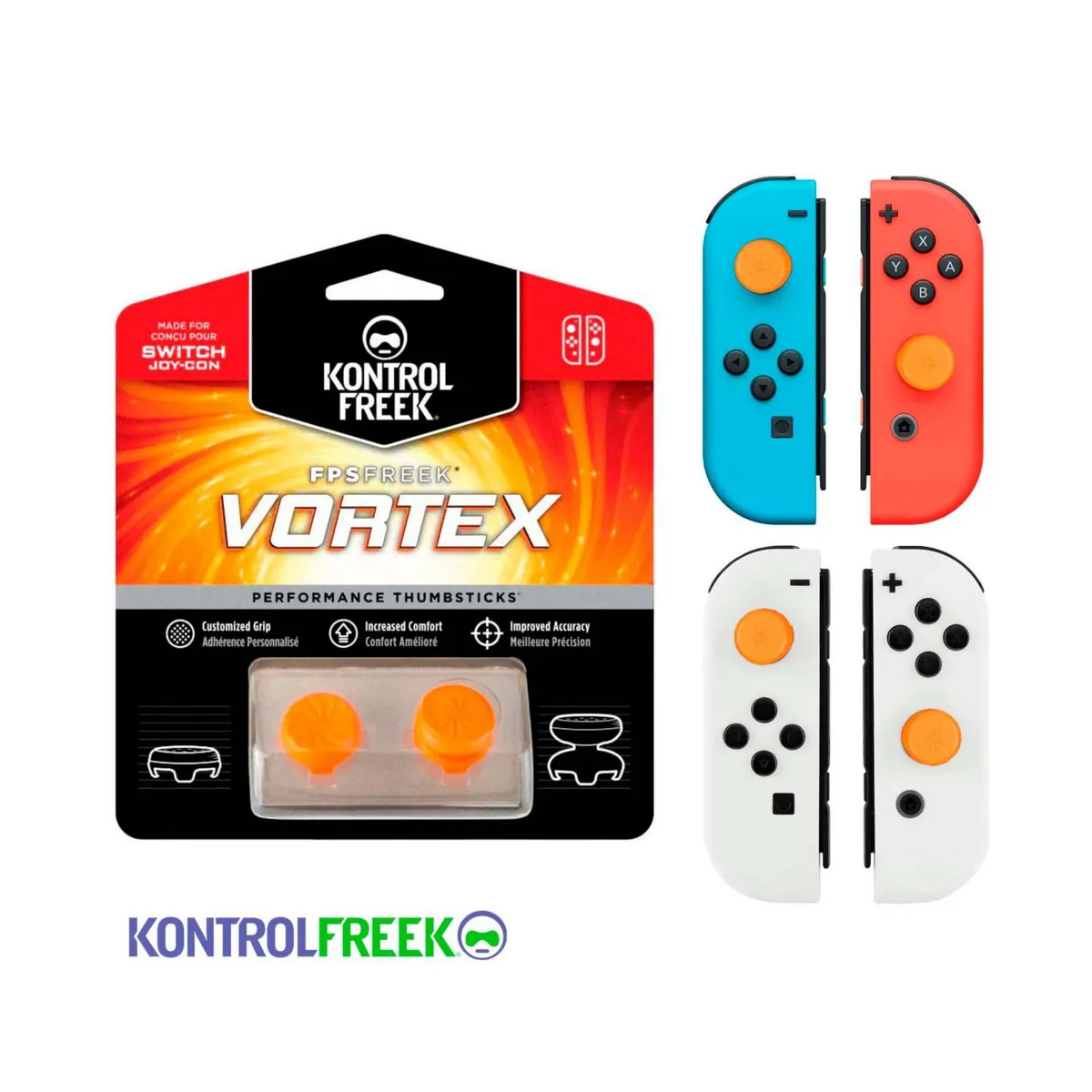 KONTROLFREEK - Kontrolfreek Vortex Para Joy Con Nintendo Switch Clásica Oled