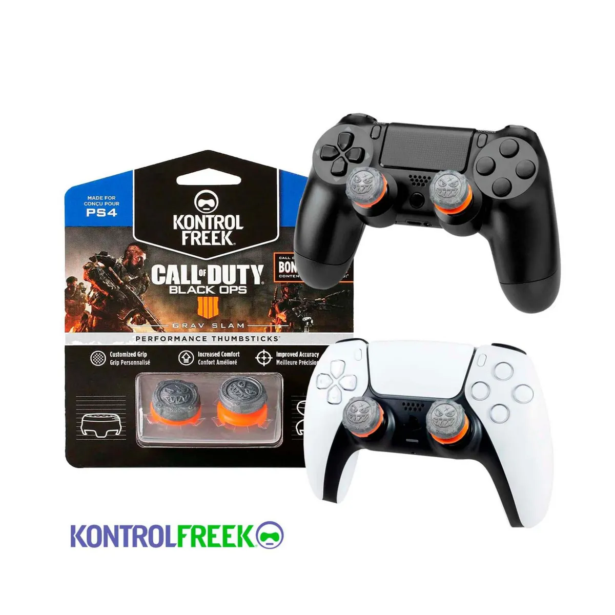 KONTROLFREEK - Kontrolfreek COD Black Ops 4 Grav Slam Para Mando Ps4 - Ps5