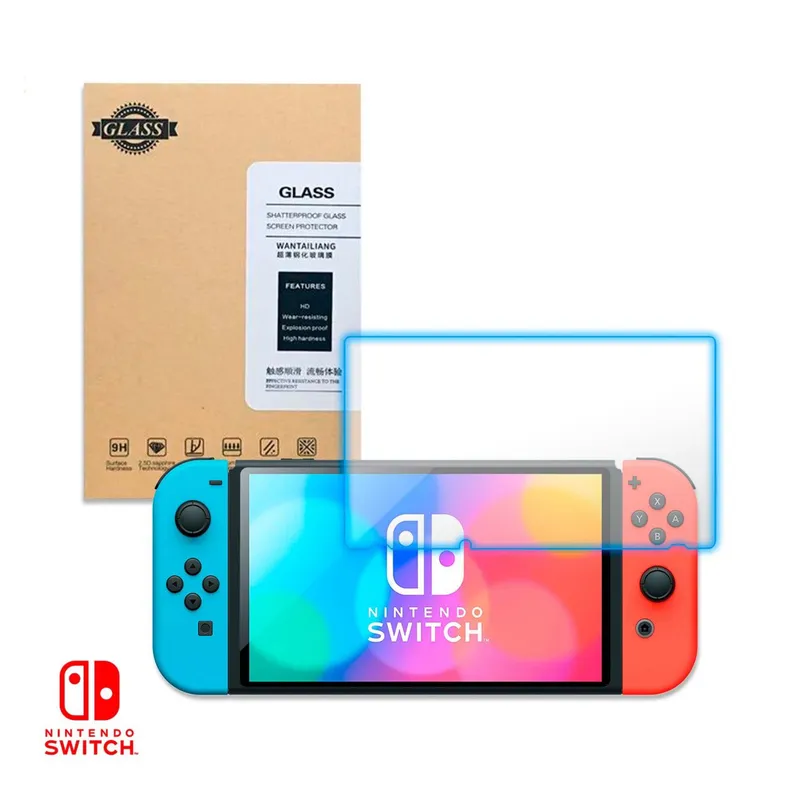 GENERICO - Protector De Pantalla Mica De Vidrio Para Nintendo Switch