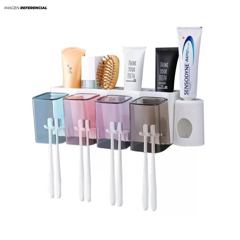 GENERICO - Soporte Para Cepillos Y Pasta Dental