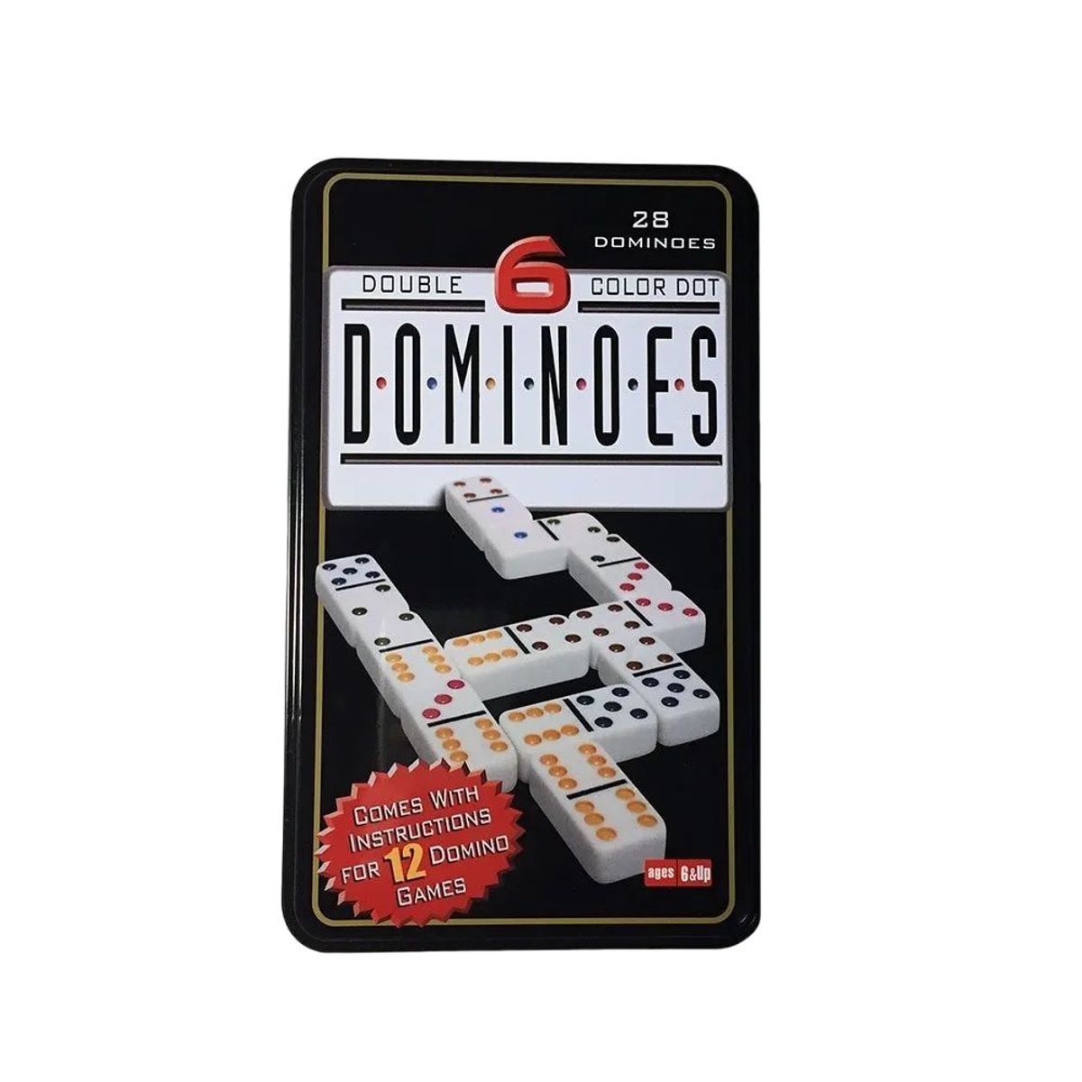 GENERICO - JUEGO DE DOMINOES DOBLE 6 - 28 PIEZAS