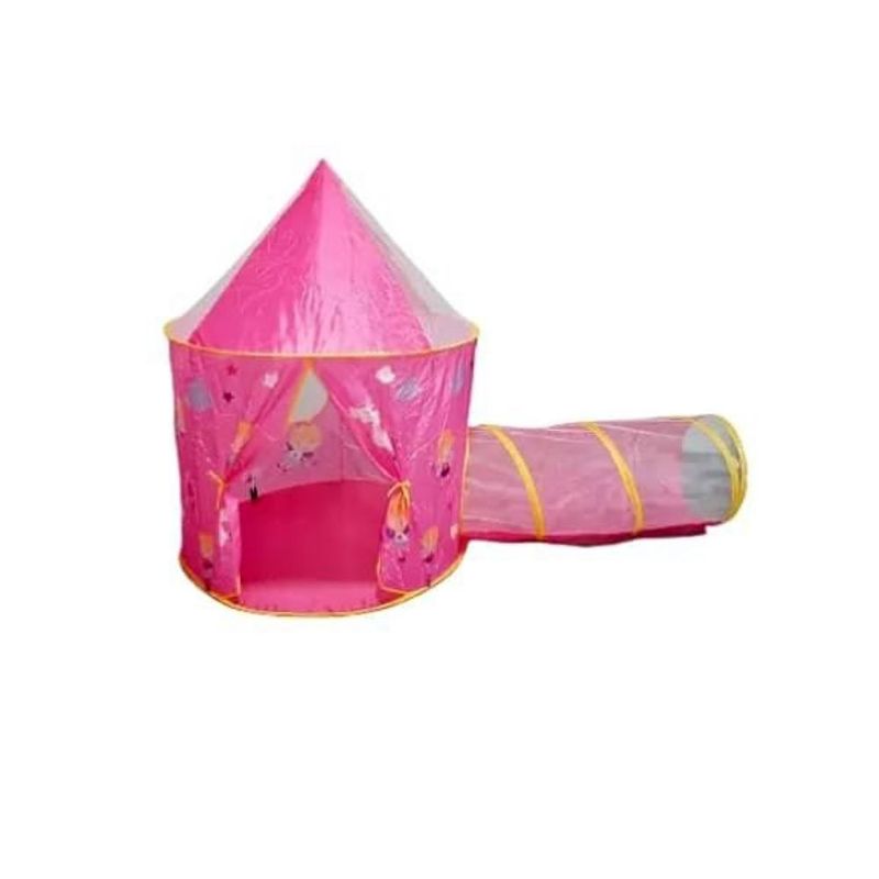 EVERBEST - Carpa Túnel 2  en 1 Infantil Rosa