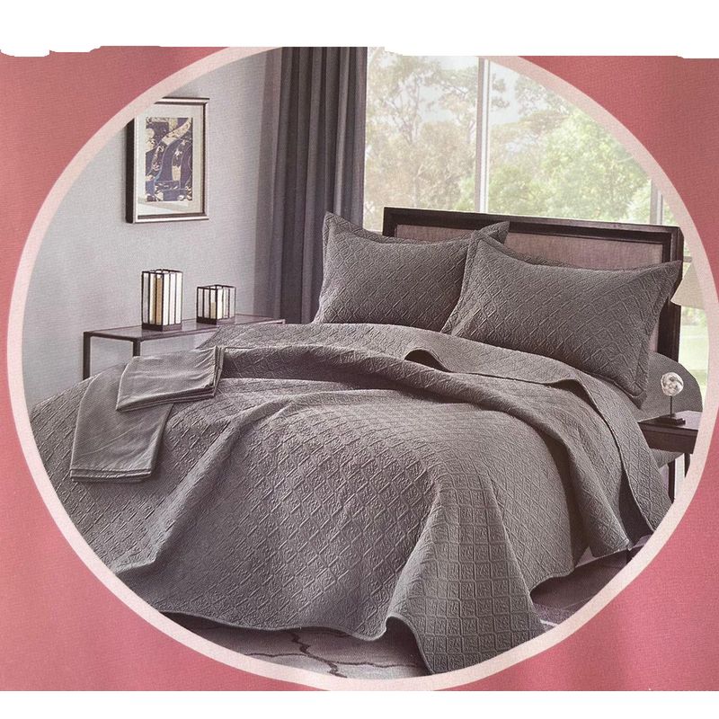 MINGDA - Set de Cubrecama 2pz + Sabanas + Fundas 5 Piezas