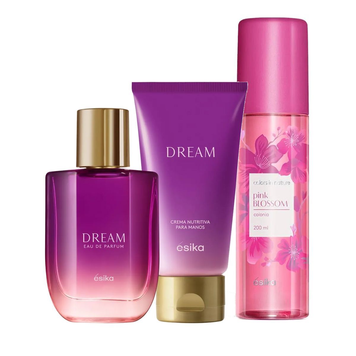 ESIKA - Dream Perfume para Mujer con Crema de Manos y Refresh