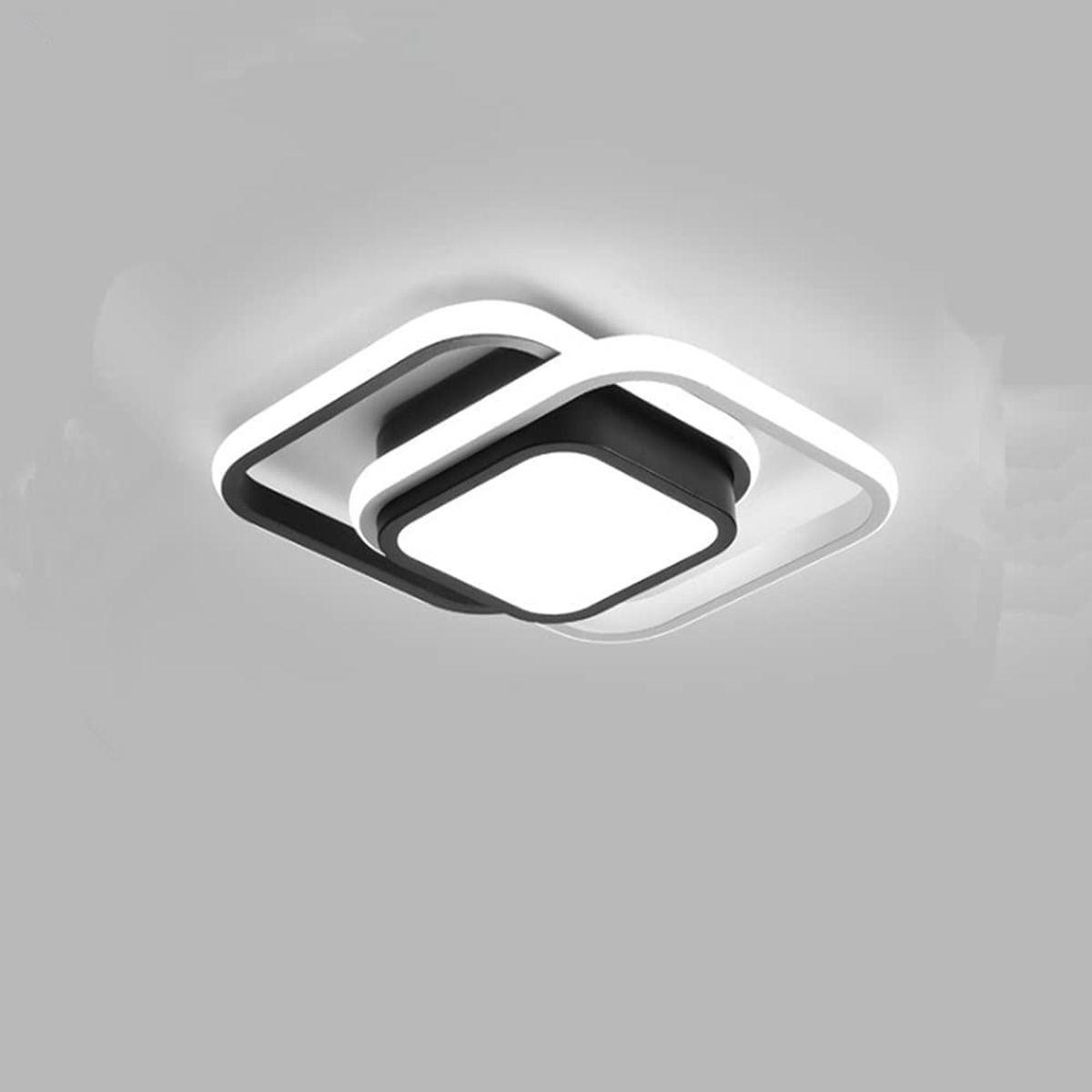 HOME NEAT - Lámparas de Techo LED acrílica Moderno 26W 3 Colores