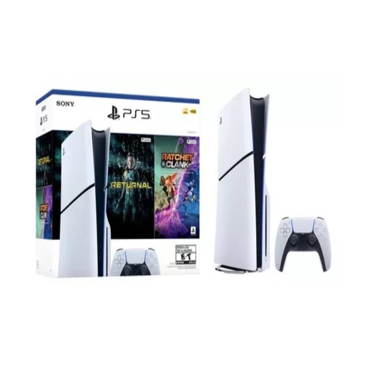 SONY - Consola Ps5 Slim Con Lectora + Ratchet & Clank + Returnal