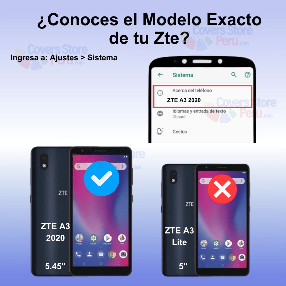 GENERICO - Mica para Zte A3 2020 Film Hydrogel Anti-Espía Antishock Resistente