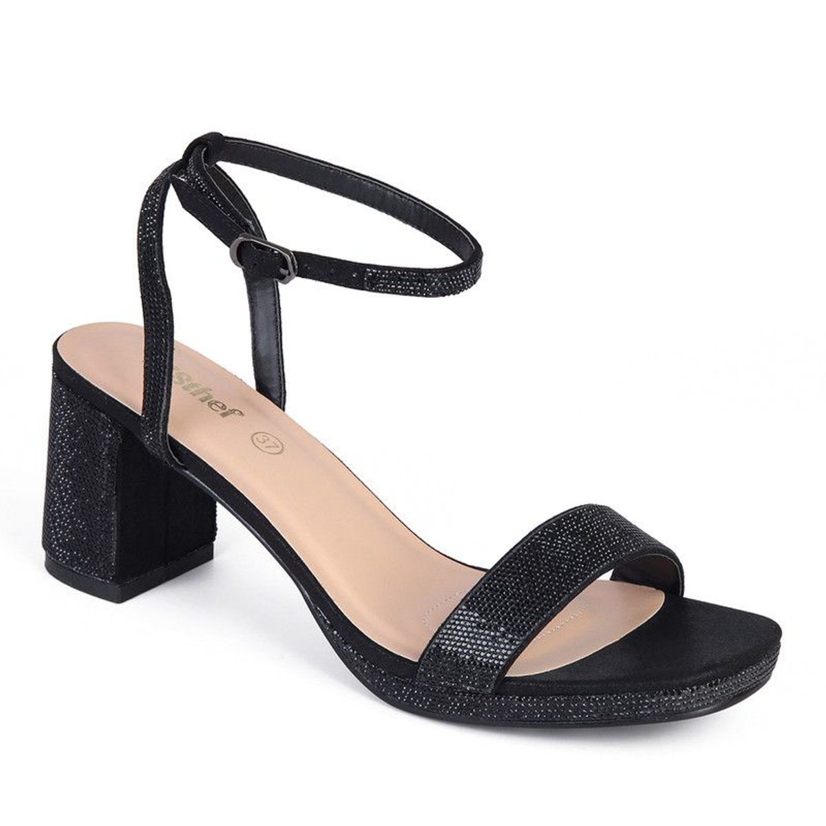 STHEF - Sandalias de Vestir DAMA STHEF 7935 NEGRO