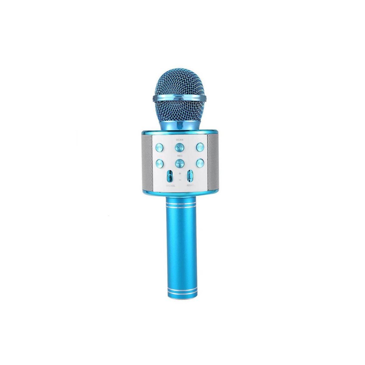 UNIVERSAL - Microfono Bluetooh Karaoke Inalambrico Parlante Itelsistem Azul