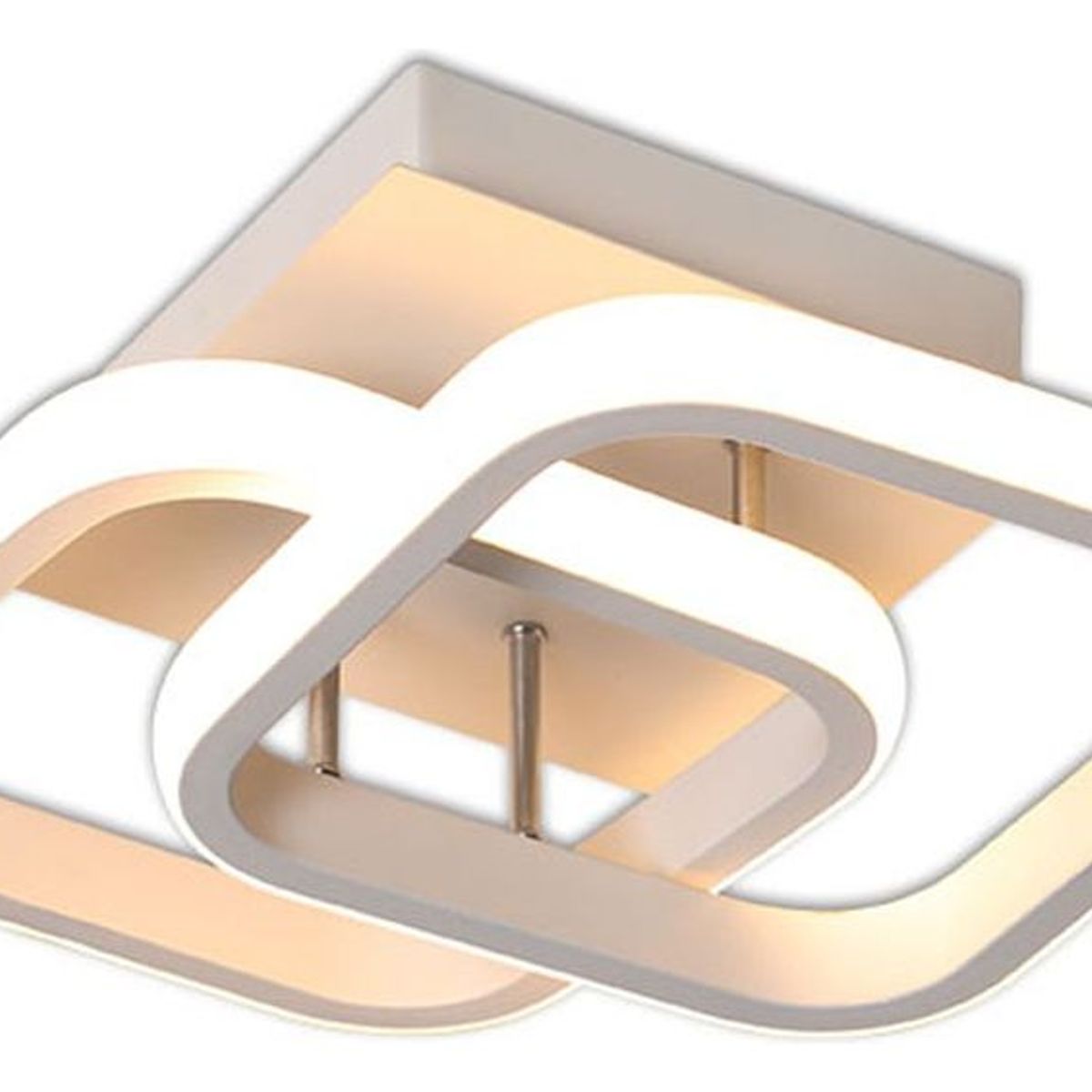 HOME NEAT - Lámparas de Techo LED acrílica Moderno 3 Colores Blanco