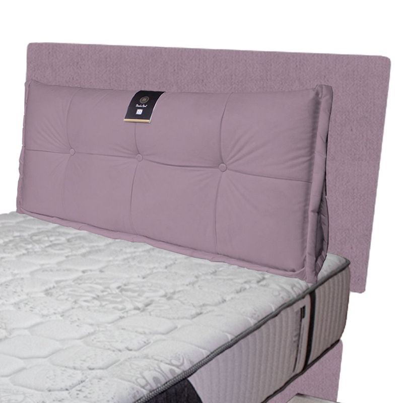 BARAKA HOME - Dormitorio Pocket Vip + 4 Caj. 2 Plz + Cabecera + Cojin - Lila