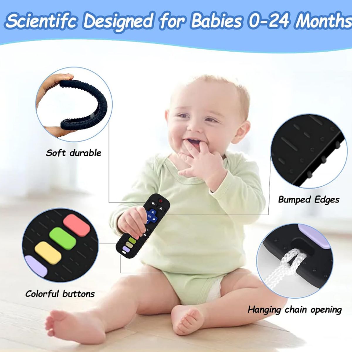 GENERICO - Mordedor de silicona Denticion para bebe