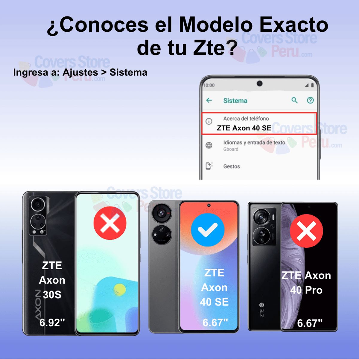 GENERICO - Mica para Zte Axon 40 SE Film Hydrogel Anti-Espía Antishock Resistente