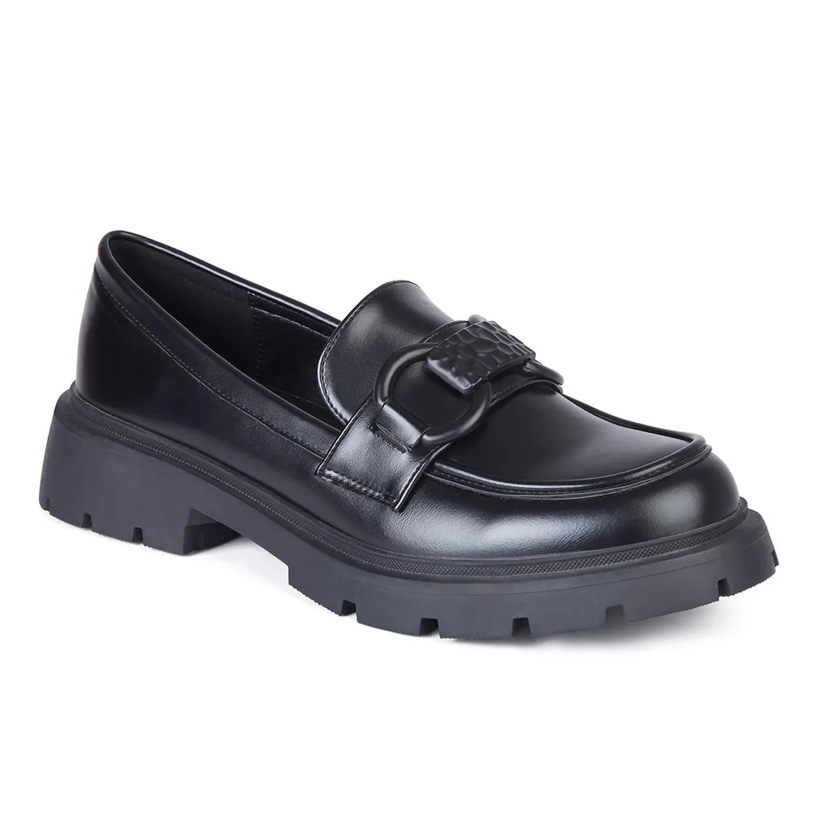 STHEF - MOCASIN MUJER STHEF NEGRO 7895