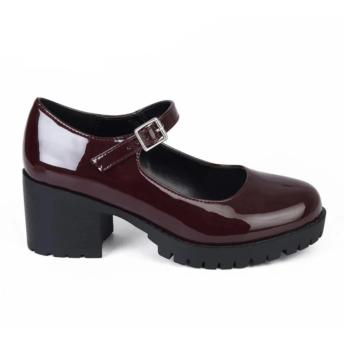 STHEF - MOCASIN MUJER STHEF BURGUNDY 7896