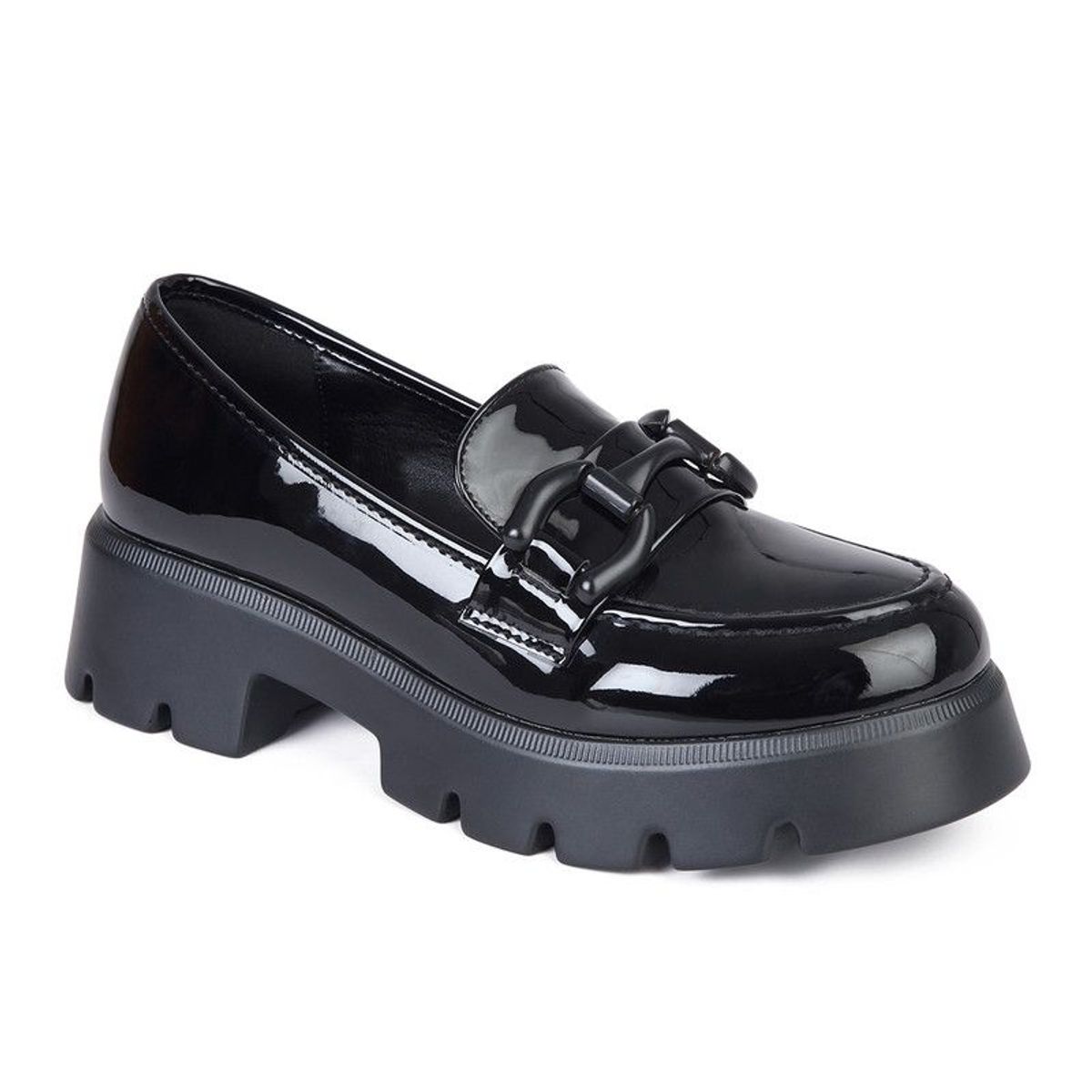 STHEF - Mocasines y Balerinas DAMA STHEF 7929 NEGRO CHAROL