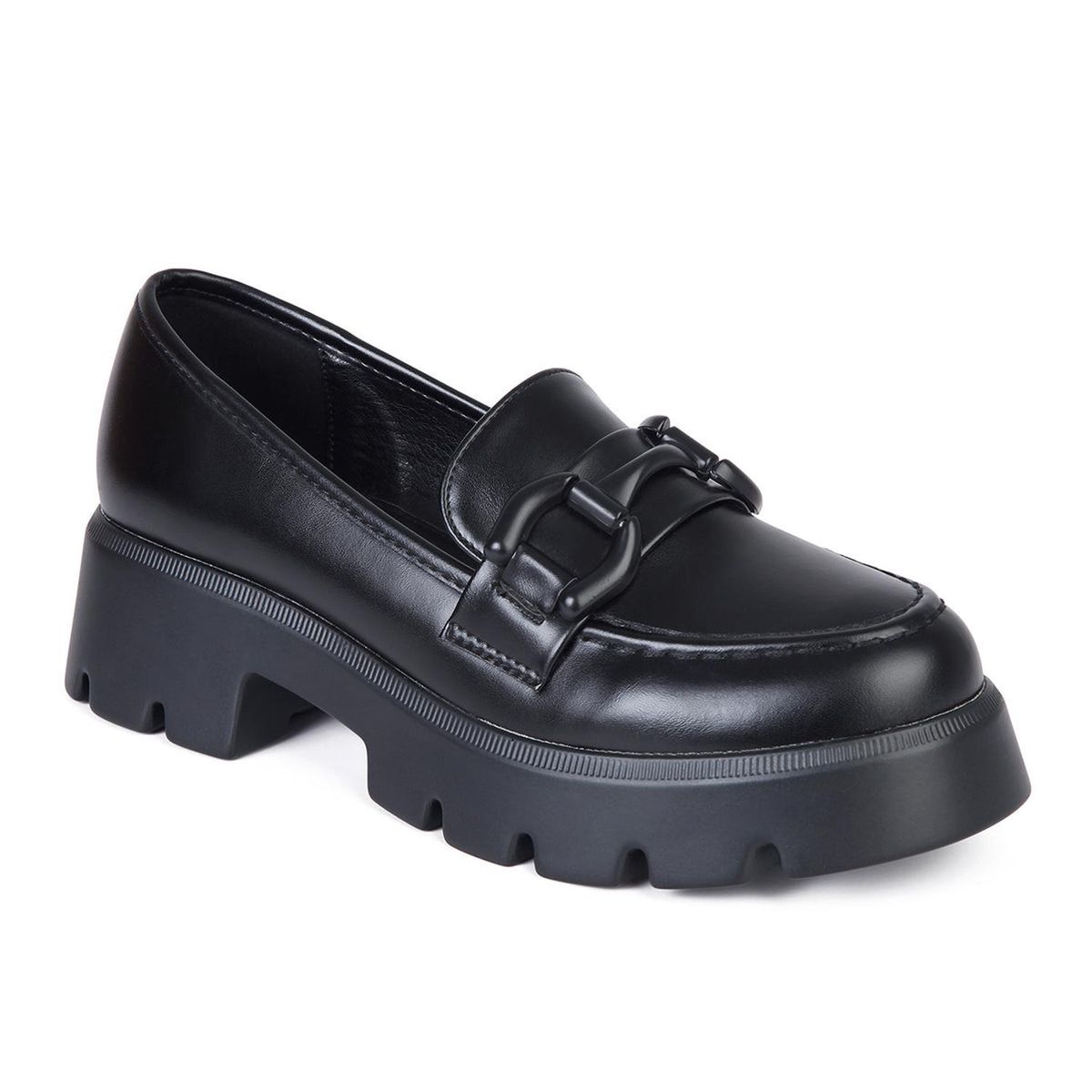 STHEF - MOCASIN MUJER STHEF NEGRO 7929