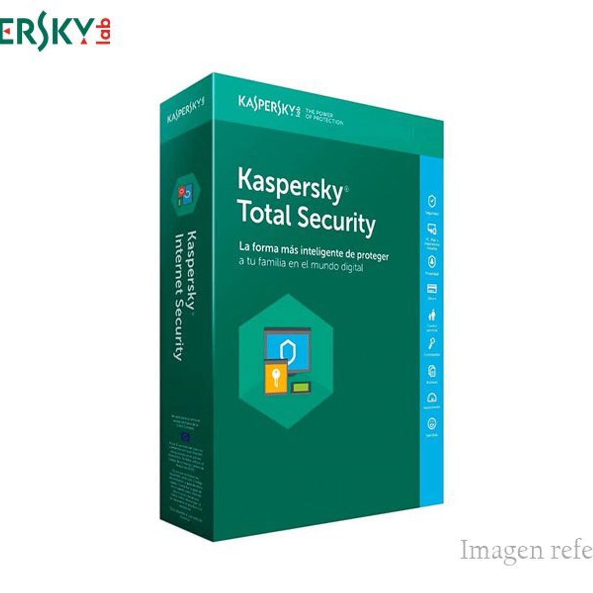 KASPERSKY - ANTIVIRUS KASPERSKY TOTAL SECURITY 3PC 12 MESES P/N: 7709224393556