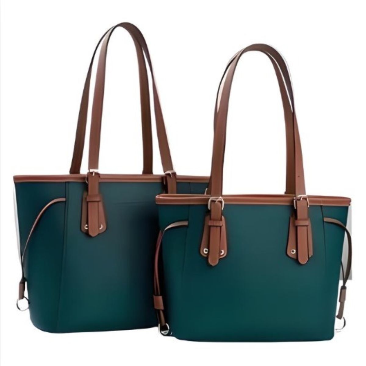 GENERICO - Cartera 2 piezas Bolso de Hombro Cuero Pu Alta Calidad mujer