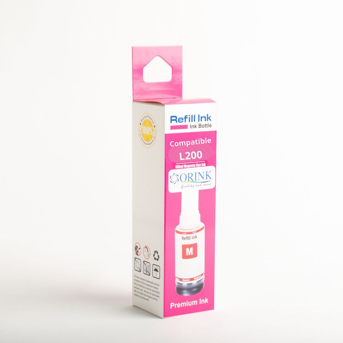 GENERICO - Tinta Compatible ORINK 664 Magenta 100 ml