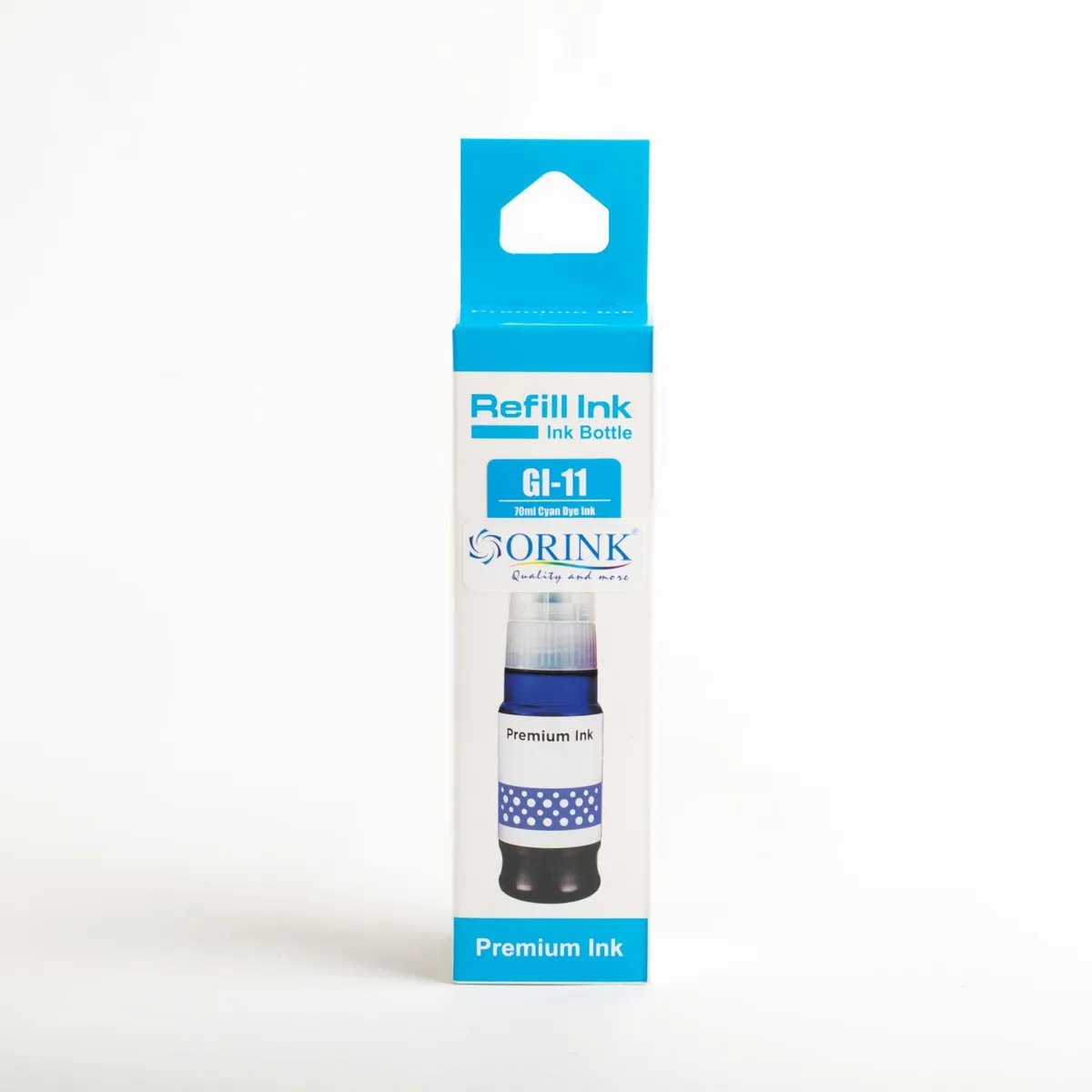 GENERICO - Tinta Compatible ORINK GI11 Azul Cyan de 70 ml