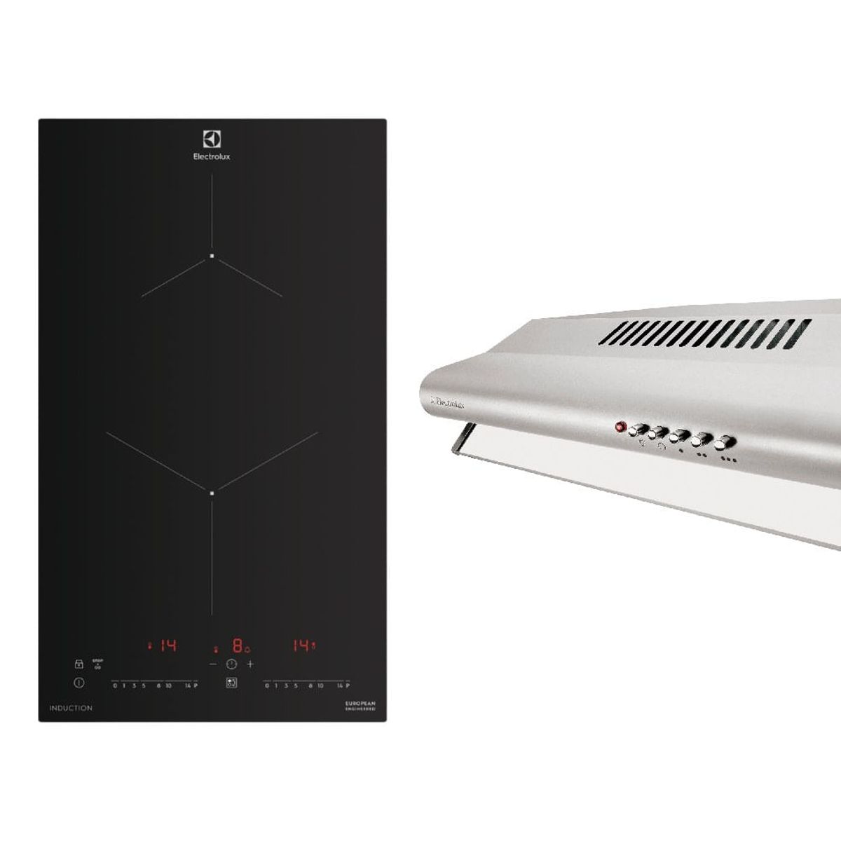 ELECTROLUX - Combo Encimera ETIH30G7EOB + Campana Extractora EJSE202TBJS Electrolux