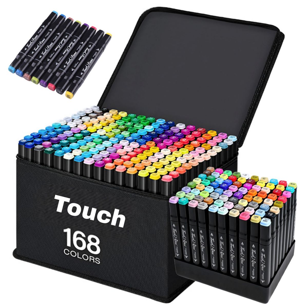 TOUCH - plumones profesionales doble punta dibujo artístico 168 und