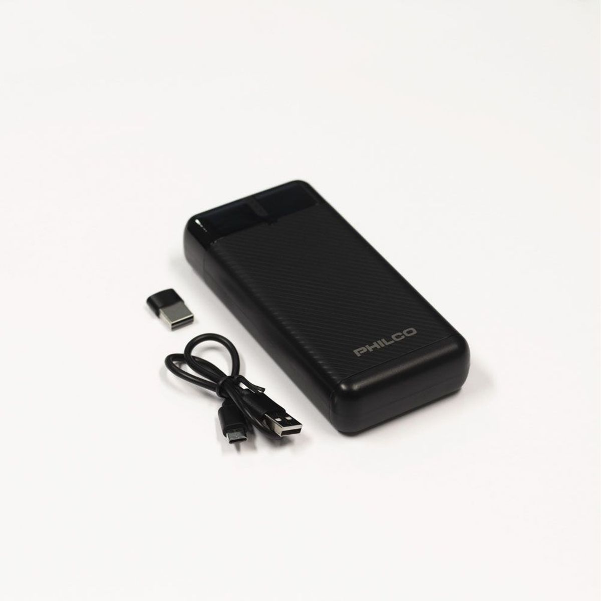 PHILCO - Power Bank 20000mAh  PHILCO Tipo-C  Micro FLP2720CB BK Negro
