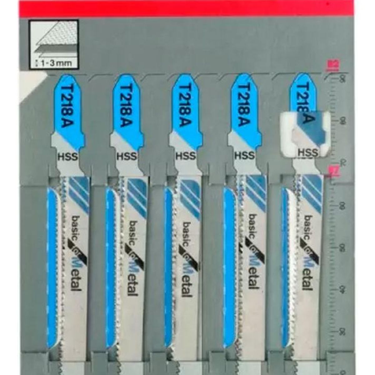 BOSCH - Set de 5 Hojas de Calar Bosch T218A Corte Metal