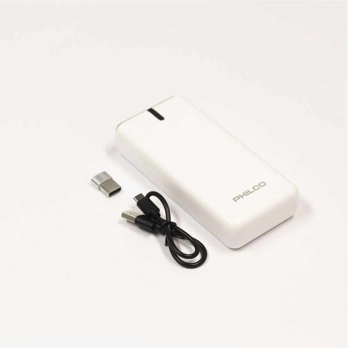 GENERICO - Power Bank 20000mAh  PHILCO Tipo-C  Micro FLP2720CWWH Blanco