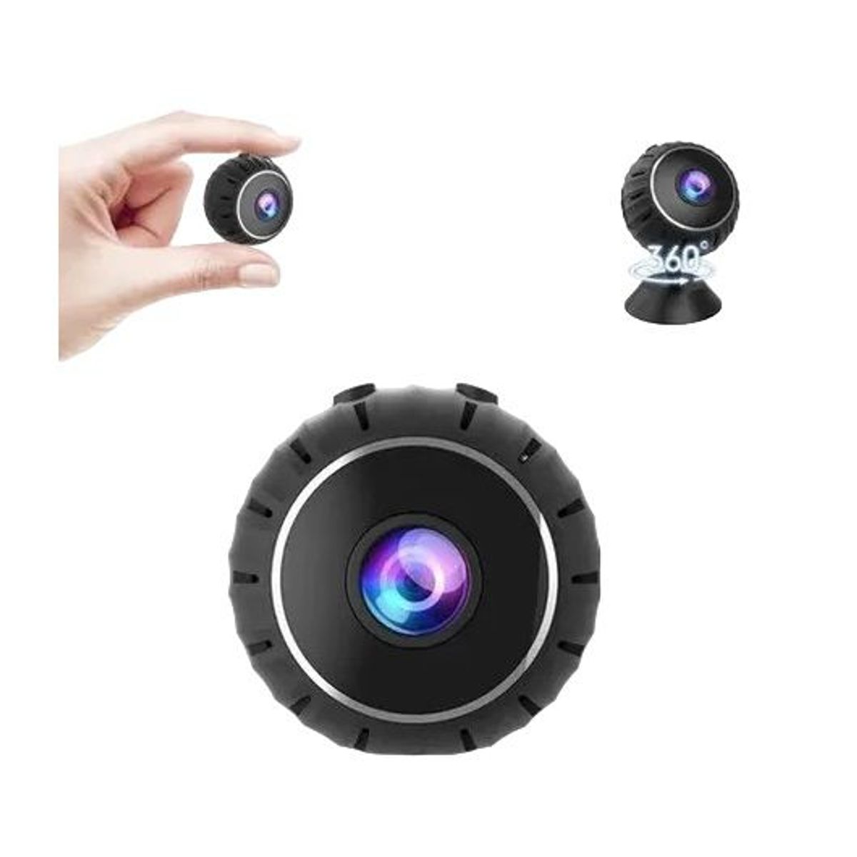 GENERICO - MINI CAMARA ESPIA WIFI HD VISTA REMOTA USB PORTATIL