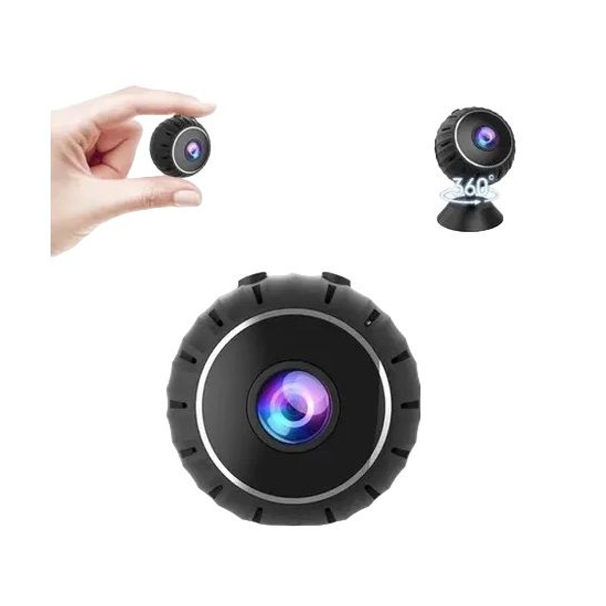 GENERICO - MINI CAMARA ESPIA WIFI HD VISTA REMOTA USB PORTATIL