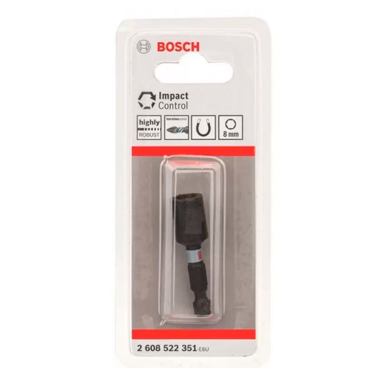 BOSCH - Bosch Dado HEX 8mm Impact Control