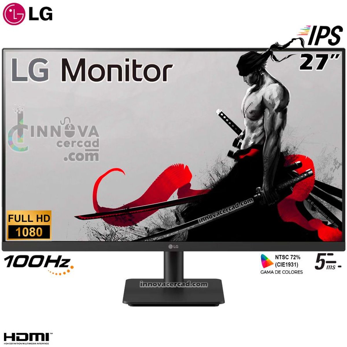 LG - MONITOR LG 27MS500-B 27 IPS FHD 1920 x 1080 100Hz 5ms